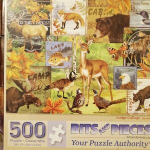 Lodge Collage 500-Piece Puzzle